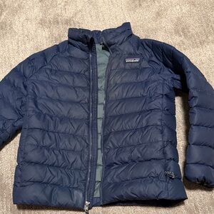 Patagonia Kids Dark Blue Puffer Jacket